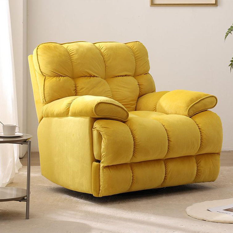 Mustard color 2024 recliner